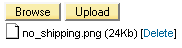 Flash upload control